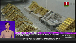 Золотовалютные резервы Беларуси за февраль снизились на 3 % - до $8,3 млрд