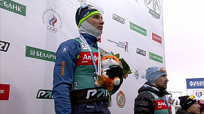 Антон Смольский забрал победу в первый день Кубка Содружества по биатлону