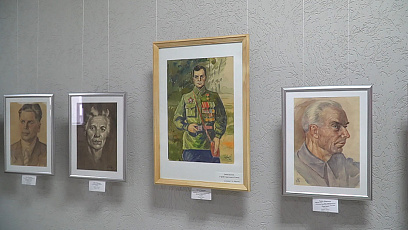 К 80-летию освобождения Беларуси в Борисовской центральной библиотеке открылась выставка художников-фронтовиков