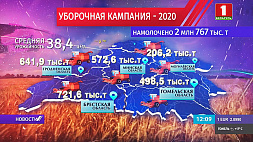 Каравай-2020 весит 2 миллиона 767 тысяч тонн. Аграрии освоили почти 33 % площадей