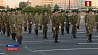 В Минске прошла уже вторая тренировка роты почетного караула 