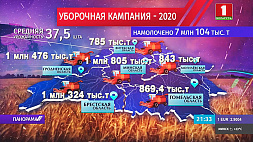 Сухая и теплая погода на руку белорусским аграриям. Вес каравая уже 7-миллионнов тонн