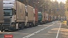 На белорусско-литовской границе выстроились многокилометровые очереди грузовиков 