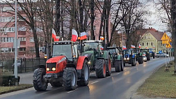 В 260 местах Польши одновременно начались протесты фермеров
