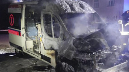 В Польше сожгли машины скорой помощи, которые предназначались Украине