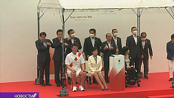 В Токио прошла церемония прибытия олимпийского огня