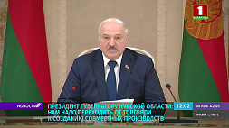 Лукашенко - губернатору Курской области: Надо переходить от торговли к созданию совместных производств