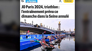 Очередной провал на Олимпиаде: тренировку триатлонистов в Сене отменили из-за ухудшения качества воды