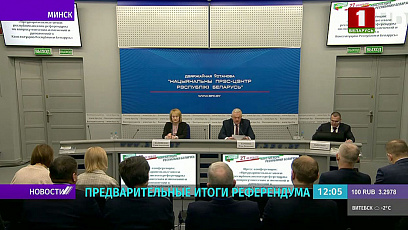 Глава ЦИК Беларуси рассказал о предварительных итогах голосования на референдуме 