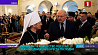 А. Лукашенко зажег рождественскую свечу в храме Воздвижения Креста Господня