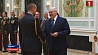 Во Дворце Независимости элита силового блока Беларуси принимала поздравления от Александра Лукашенко 