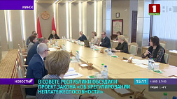 Законопроект "Об урегулировании неплатежеспособности" обсудили в Совете Республики 