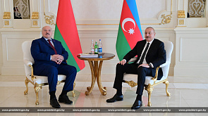 Встреча Лукашенко и Алиева проходит во Дворце Президента Азербайджана