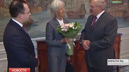 Александр Лукашенко встретился с директором-распорядителем МВФ Кристин Лагард