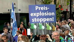 Во Франции дерутся в очередях за топливом, а в Германии протестуют фермеры