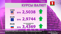Курсы валют на 4 августа - белорусский рубль ослаб к трем основным валютам