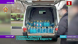 В Бобруйске у нелегального продавца изъяли около 1 тыс. литров стеклоомывающей жидкости