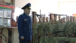 Прокурор Дмитрий Лукьянов посетил войсковую часть 5448 и принял участие в торжественном митинге
