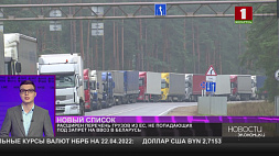 Перечень грузов из ЕС, не попадающих под запрет на ввоз в Беларусь, расширен 