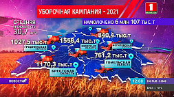 5 % площадей зерна осталось убрать белорусским аграриям