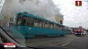 В центре столицы сегодня горел трамвай