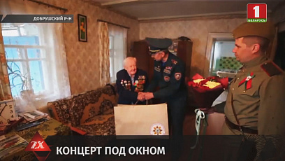 Бойцы Гомельского МЧС организовали приятный сюрприз для ветеранов