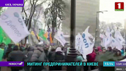 Митинг предпринимателей у здания Верховной рады в Киеве