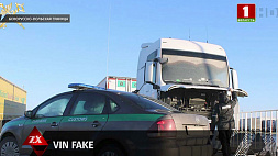 На белорусско-польской границе пресечен незаконный ввоз очередного тягача с поддельным VIN-номером