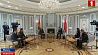 Встреча под знаком укрепления взаимодействия Беларуси и Турции прошла во Дворце Независимости