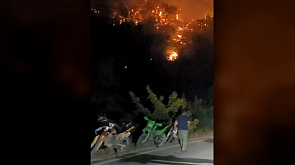Сильный пожар в Краснодарском крае - огнем охвачено более 60 га