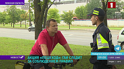 ГАИ: более 70 ДТП с участием пешеходов и велосипедистов произошло в Минской области за полгода