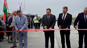 После реконструкции торжественно открыли участок  автодороги Р53  Слобода - Новосады от Смолевичей до Жодино