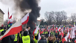 Польские фермеры забросали яйцами представительство Еврокомиссии во Вроцлаве