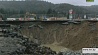 На шоссе в американском штате Орегон образовалась гигантская воронка