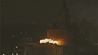 Мощный пожар охватил поздно вечером центральный павильон ВДНХ в Москве