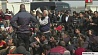 В греческом приграничном городке Идомени прошел массовый протест