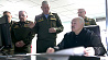 Президент Беларуси посетил Центральный командный пункт ВВС и войск ПВО