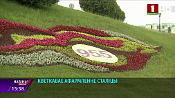 Сколько цветов украшают улицы Минска?