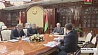 Александр Лукашенко   выслушал доклад  о ходе строительства индустриального парка "Великий камень"