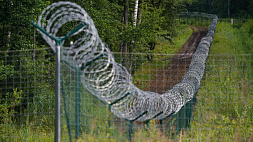 Латвия возводит забор на границе с Беларусью