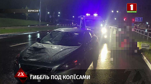 Жительница Борисова погибла, когда переходила дорогу в неположенном месте