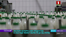 Экспорт белорусских продуктов в 2022 году может вырасти до $ 6,5 млрд 