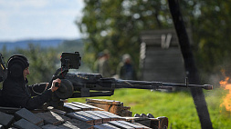 Команда Беларуси провела пристрелку военной техники на полигоне Алабино