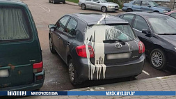 55-летний житель Минского района повредил авто милиционера - мужчина задержан