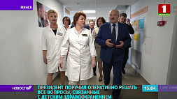 Лукашенко поручил оперативно решать все вопросы, связанные с детским здравоохранением