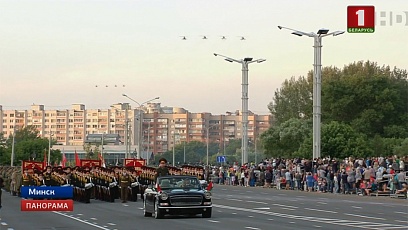 В центре столицы продолжается генеральная репетиция парада  ко Дню Независимости