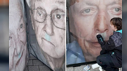 В Германии вандалы разрисовали портреты жертв холокоста