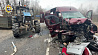 Авария под Бобруйском: маршрутка столкнулась с трактором, 11 пострадавших