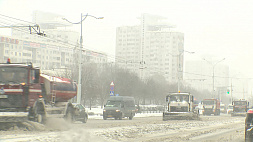 Около 1,5 тыс. человек и более 120 единиц техники очищают минские улицы и дворы от снега