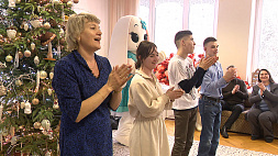 "Наши дети": новогодний праздник прошел в минском детском доме № 3